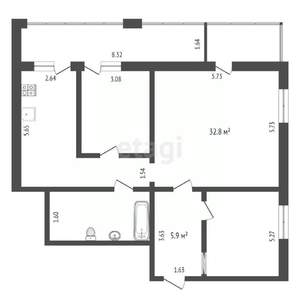 3-к квартира, вторичка, 138м2, 7/15 этаж