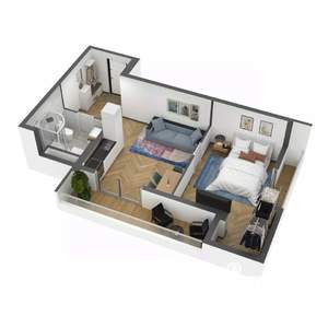 2-к квартира, вторичка, 51м2, 4/7 этаж