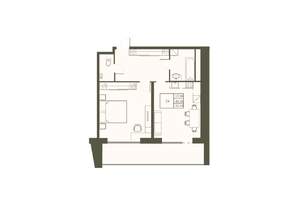 2-к квартира, строящийся дом, 61м2, 7/22 этаж