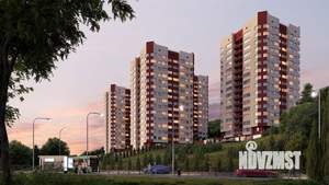 2-к квартира, строящийся дом, 65м2, 5/17 этаж