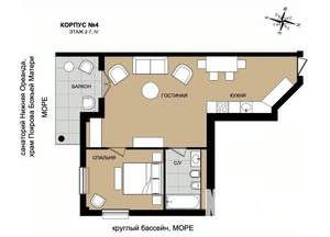 2-к квартира, вторичка, 67м2, 6/8 этаж