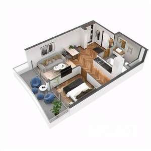 2-к квартира, вторичка, 56м2, 9/11 этаж