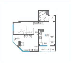 2-к квартира, вторичка, 64м2, 13/17 этаж