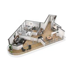 3-к квартира, строящийся дом, 85м2, 8/11 этаж