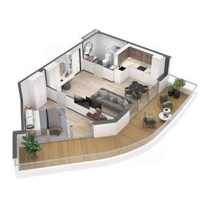 2-к квартира, вторичка, 74м2, 6/11 этаж