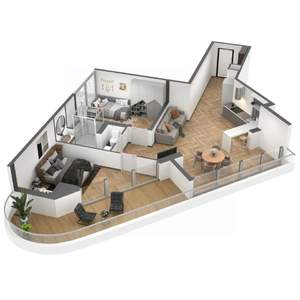 3-к квартира, строящийся дом, 85м2, 8/11 этаж