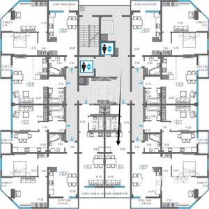 Студия квартира, вторичка, 37м2, 6/16 этаж