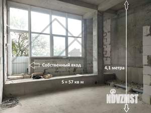 2-к квартира, сданный дом, 57м2, 1/4 этаж