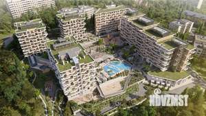 2-к квартира, строящийся дом, 57м2, 2/6 этаж