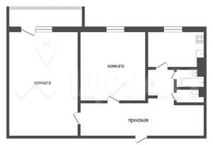 2-к квартира, вторичка, 48м2, 5/5 этаж