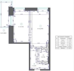 2-к квартира, вторичка, 46м2, 5/10 этаж
